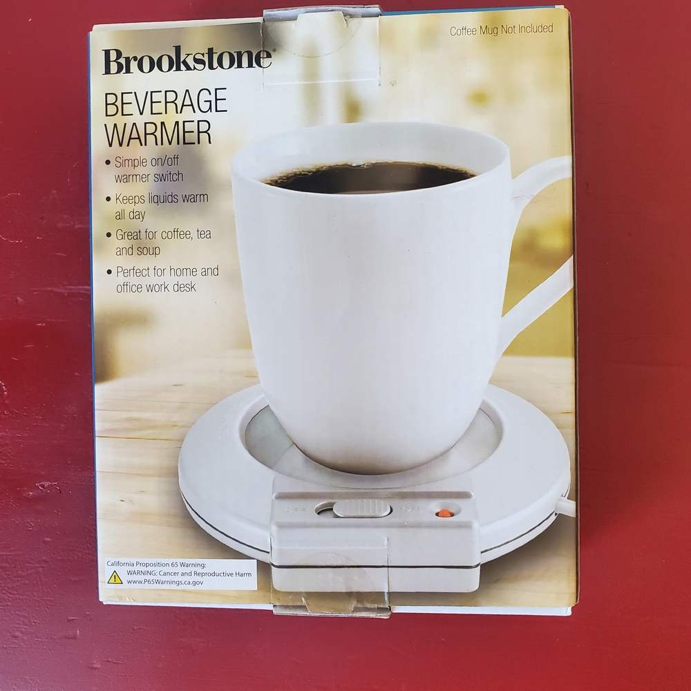 Brookstone Beverage Warmer - White